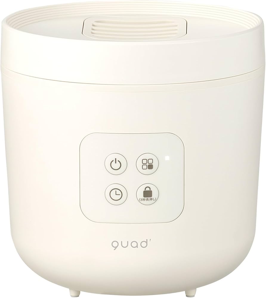 Amazon.co.jp: QUADS(クワッズ) スチーム加湿器 蒸気式 7畳対応 上部